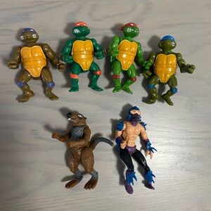 Huge Teenage Mutant Ninja Turtles Vintage Action Figure Lot